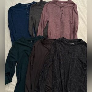 Men’s Long Sleeve Henley Bundle